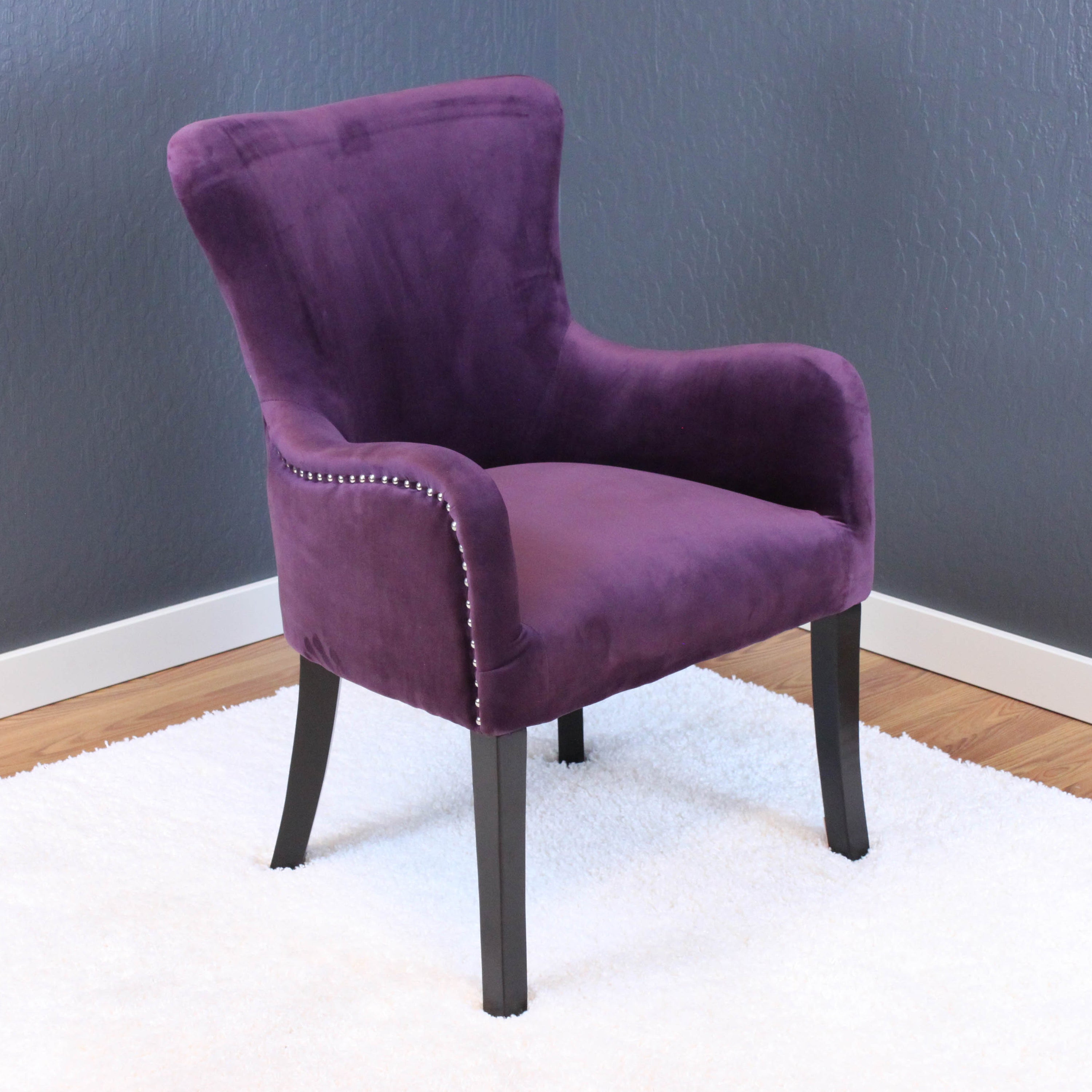 Aalten Velvet Arm Chair