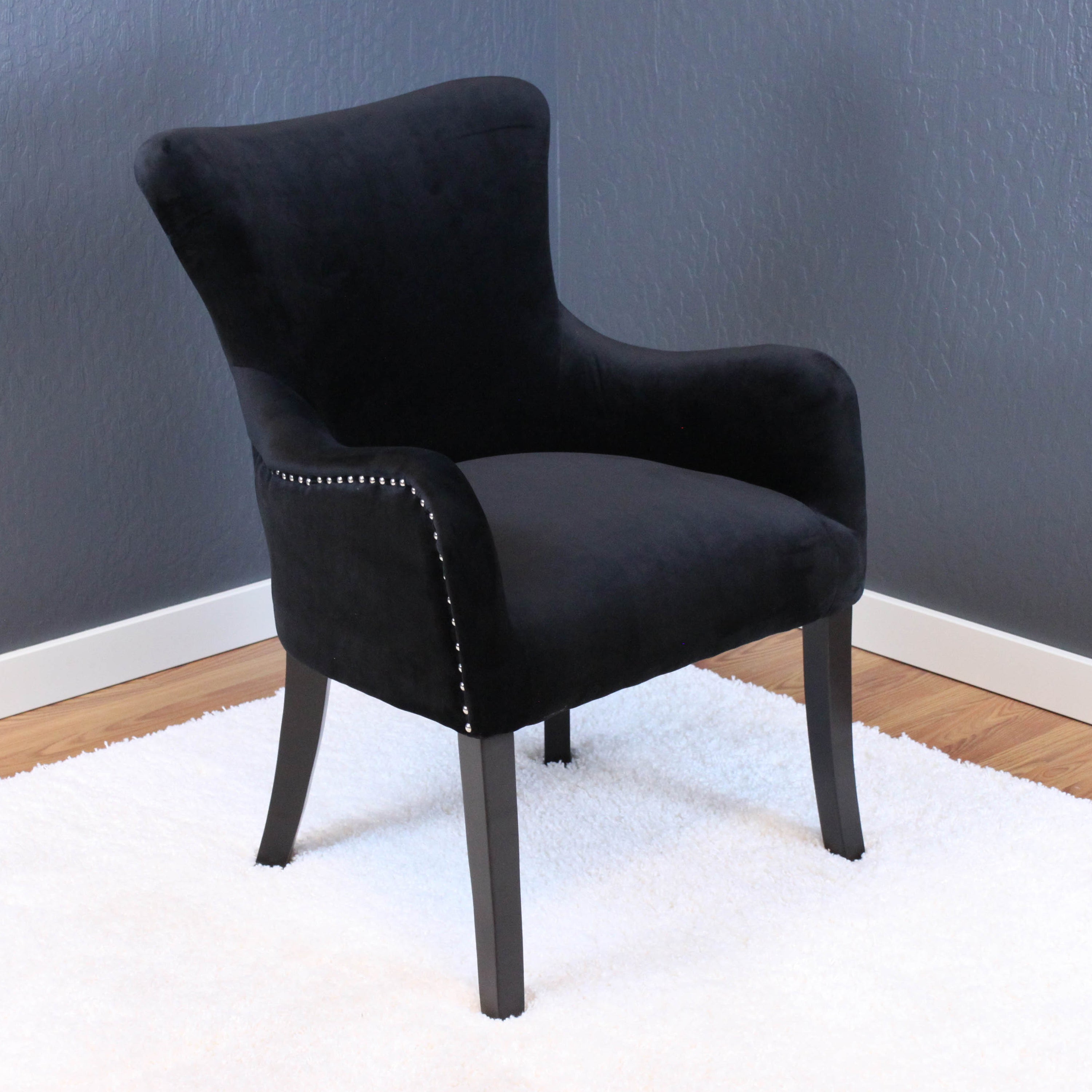 Aalten Velvet Arm Chair