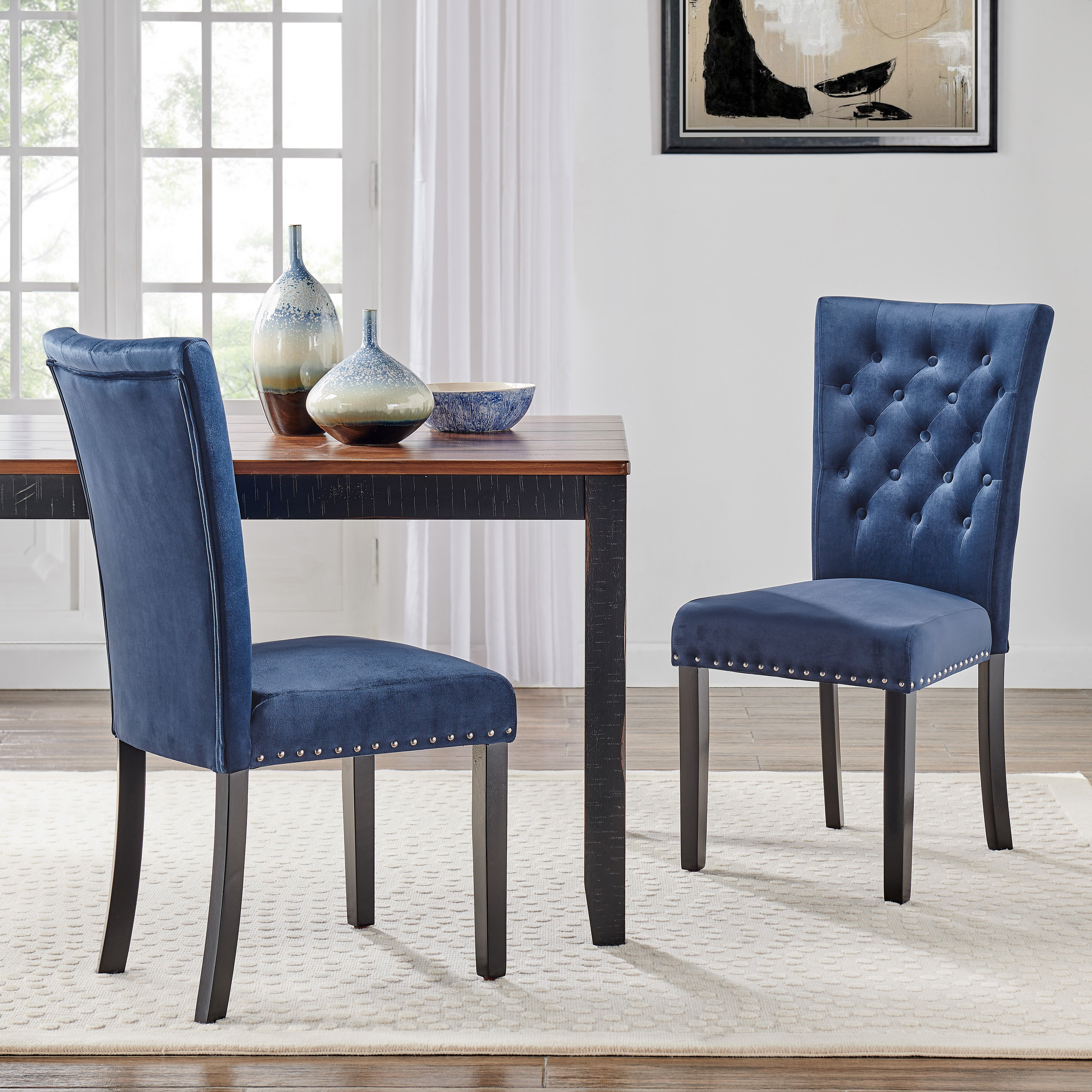 Markelo Velvet Dining Chairs (Set of 2)