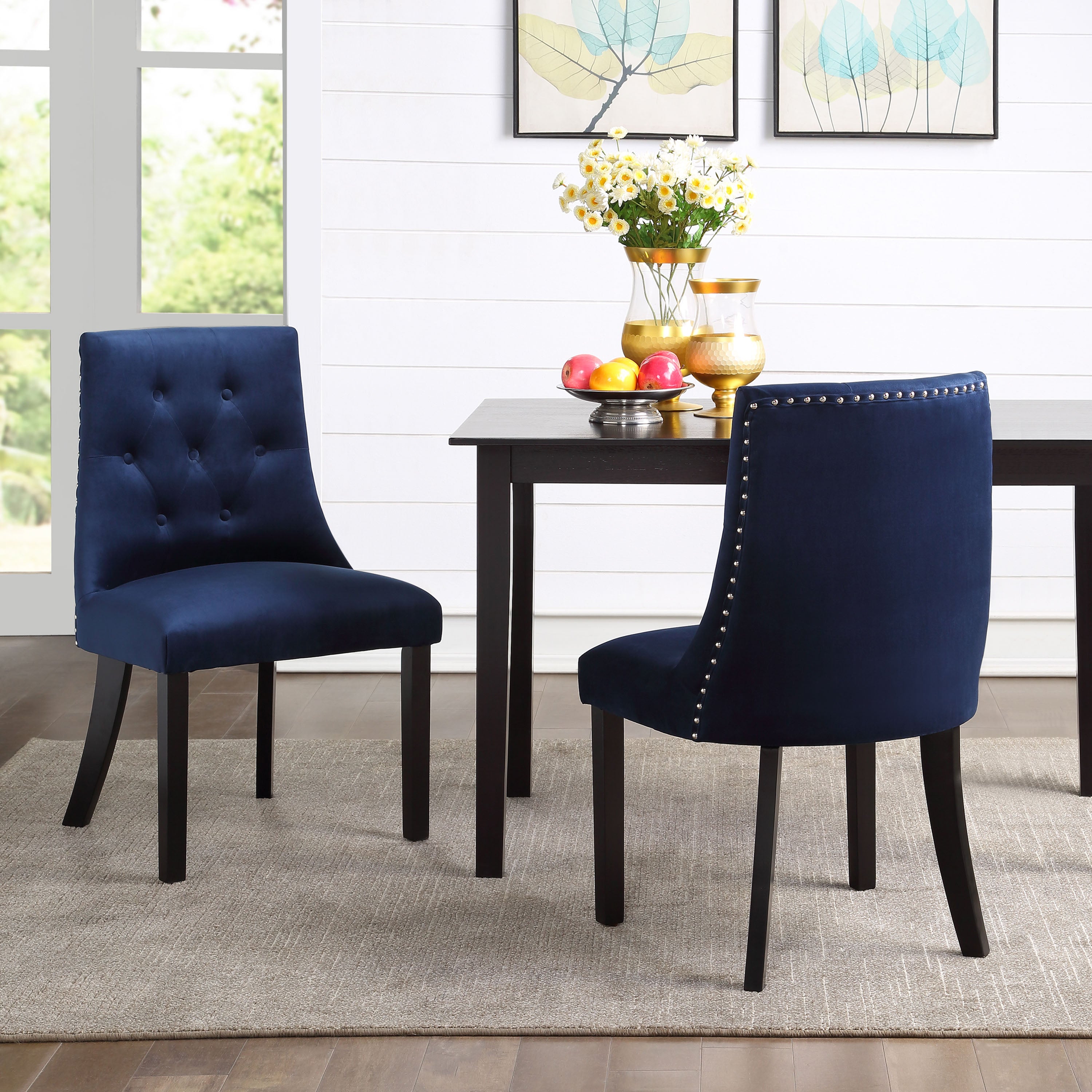 Bellcrest Velvet Dining Chairs