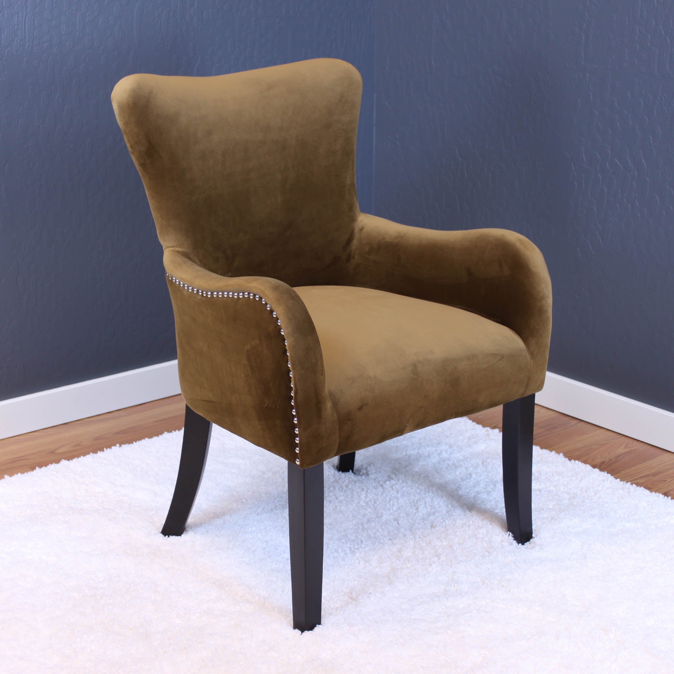 Aalten Velvet Arm Chair