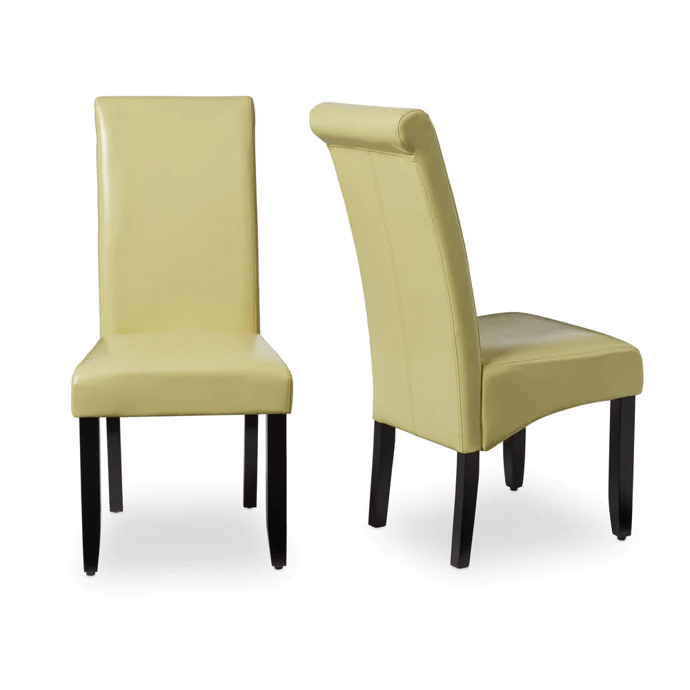 Milan Faux Leather Dining Chairs (Set of 2)
