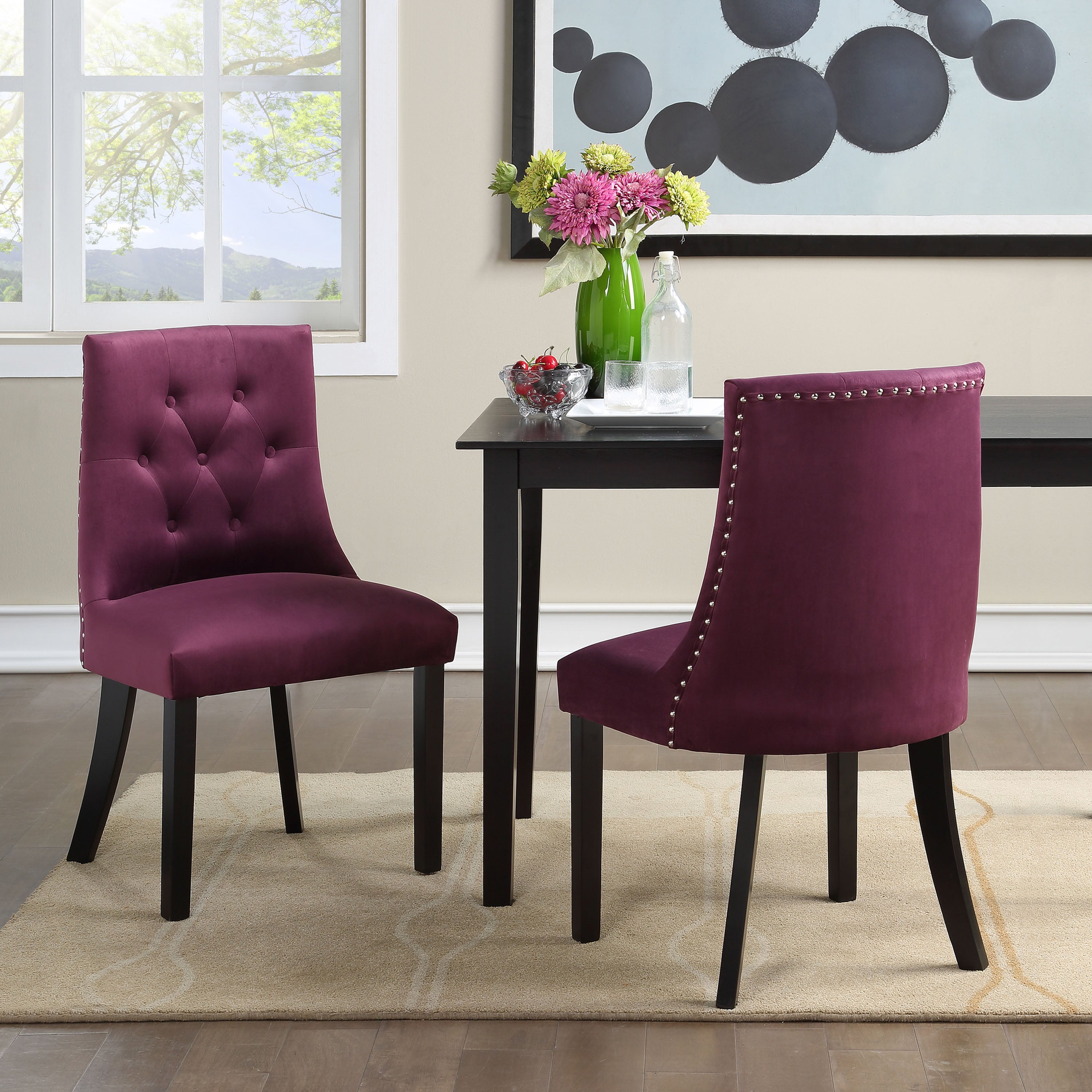 Bellcrest Velvet Dining Chairs