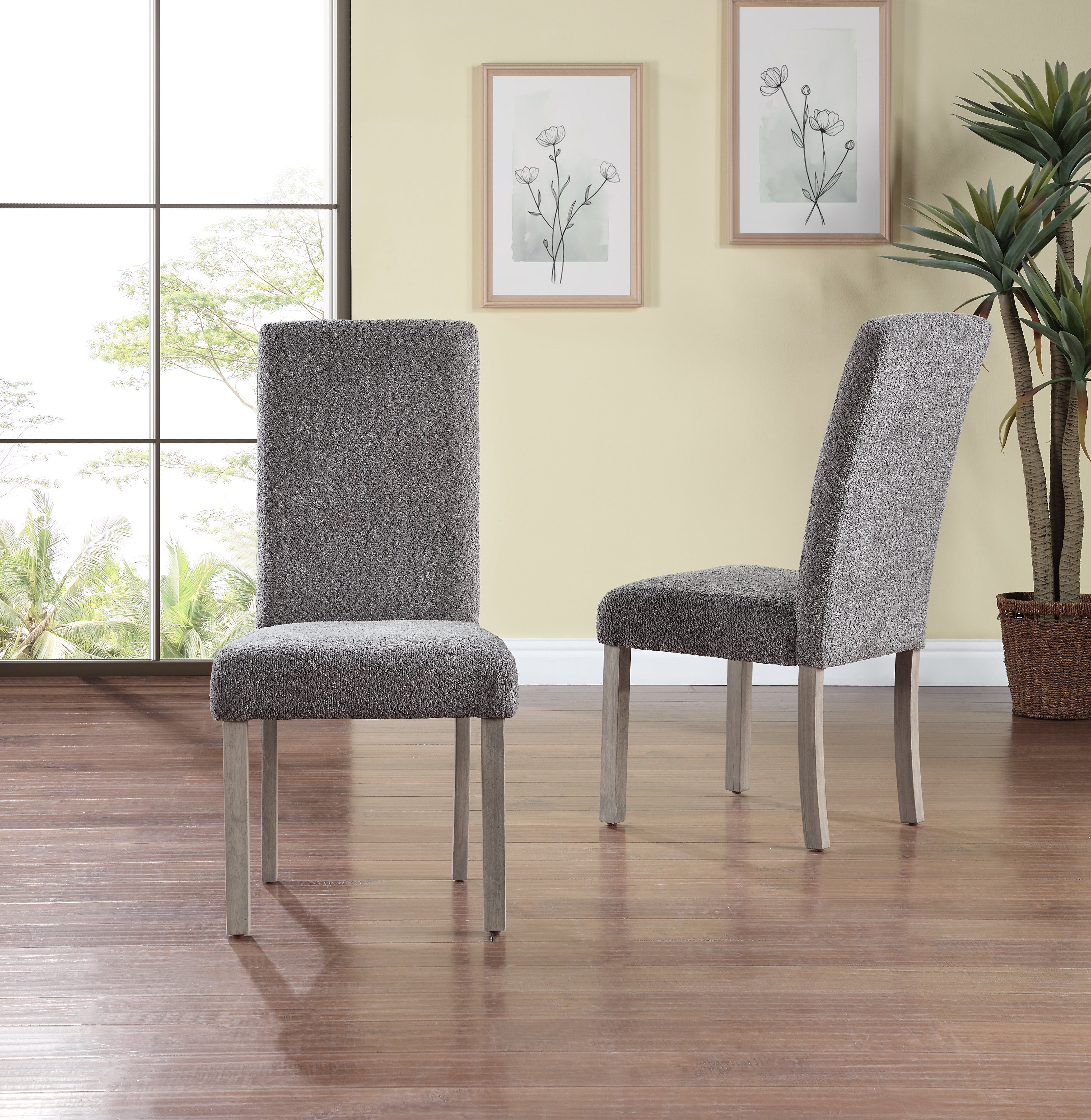 Seville Boucle Dining Chairs (Set of 2)