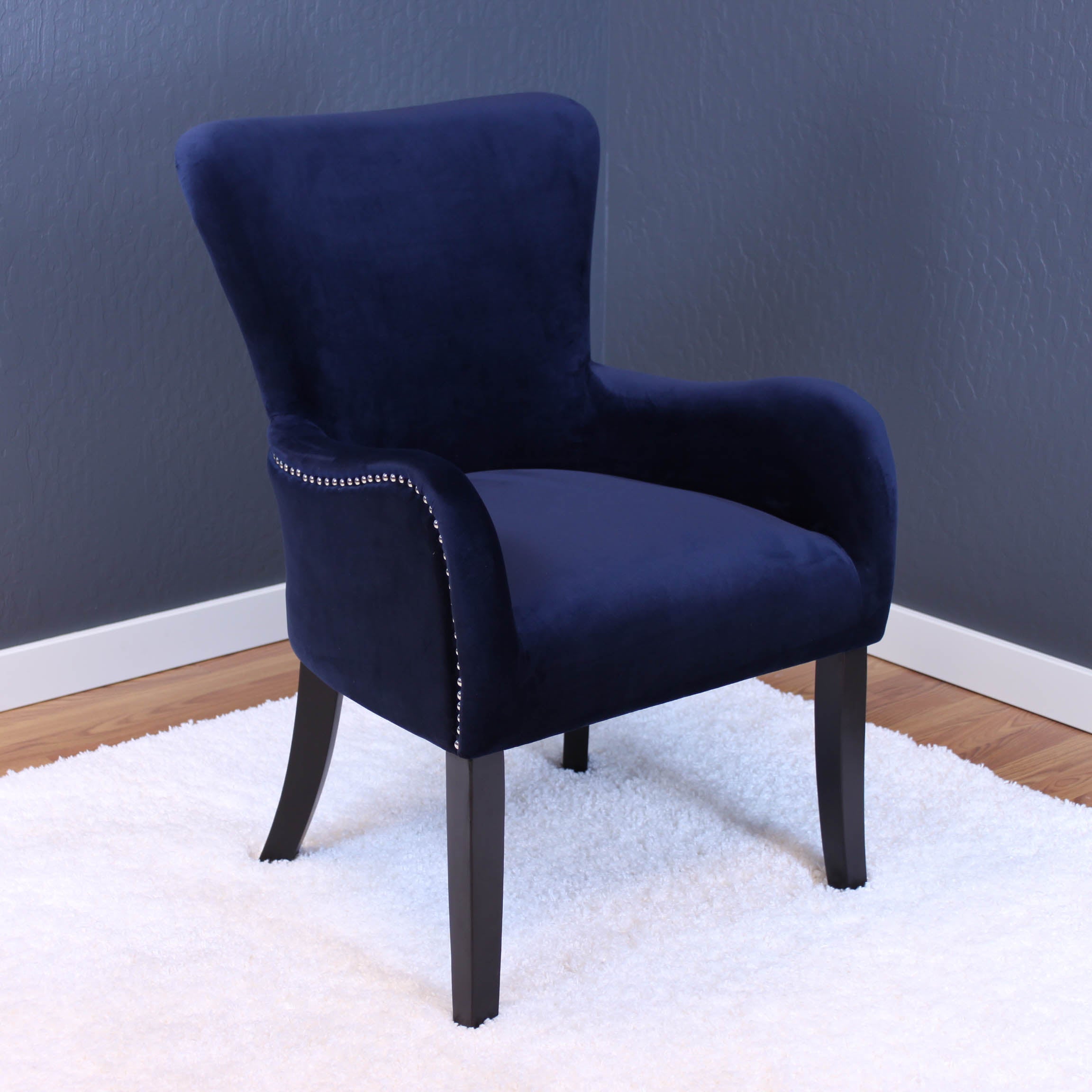 Aalten Velvet Arm Chair