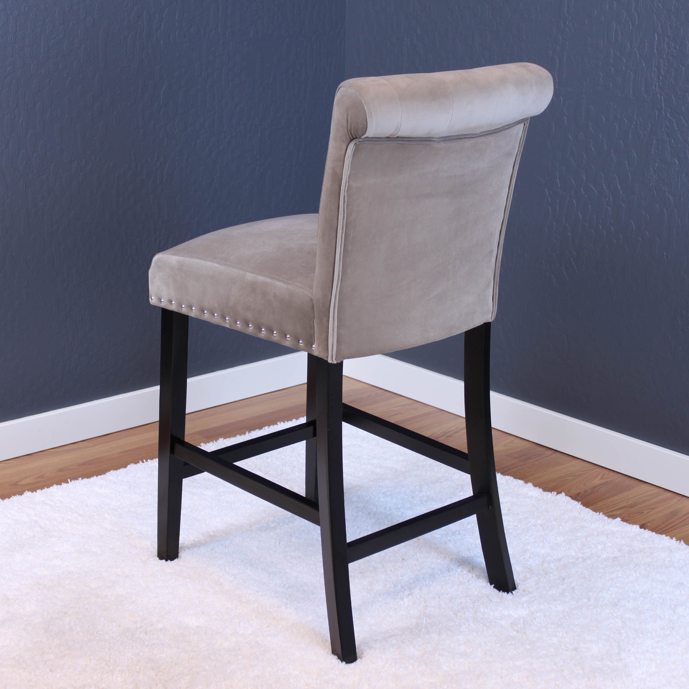 Markelo Velvet Counter Chairs (Set of 2)